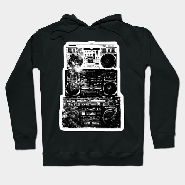 BOOM BOXES Hoodie by Madajae Designs